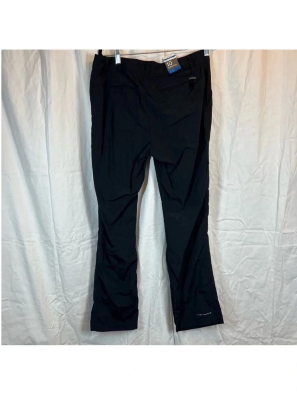 Columbia Straight Leg Active Fit Regular Hiking Pants Black Outdoor NWT - Picture 2 of 4